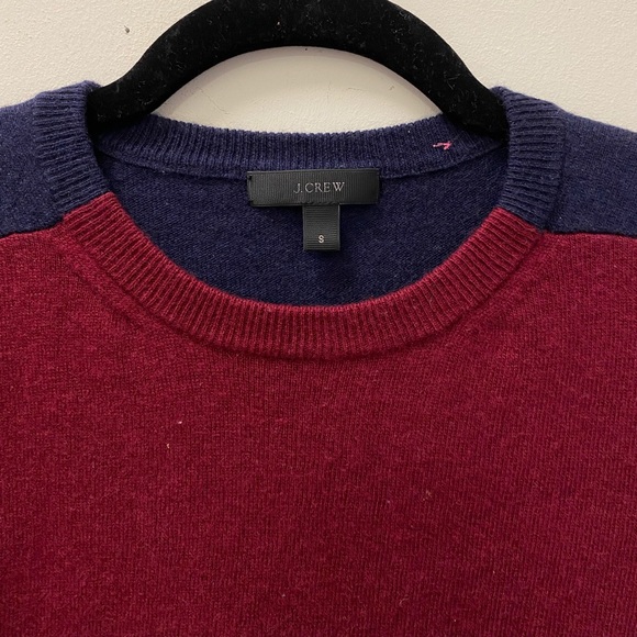 JCrew color block oversized crewneck sweater - S - Picture 2 of 3